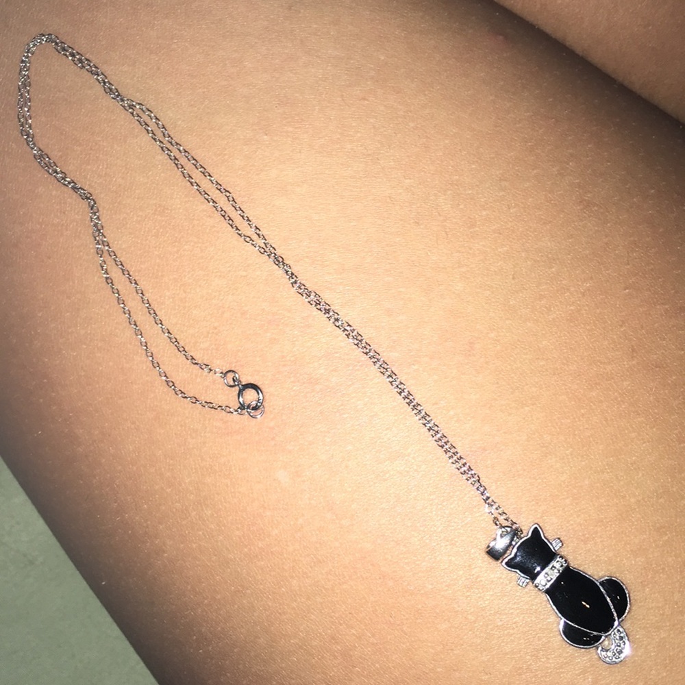 🌸1 HOUR SALE🌸 Black cat necklace